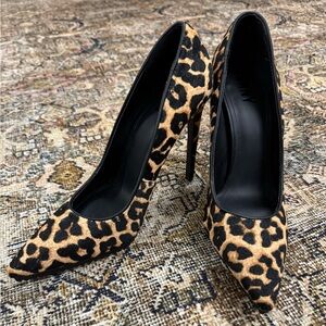 DKNY Leopard Heels